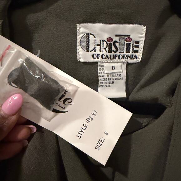 NWT CHRISTIE OF CALIFORNIA 3Pc Set skirts, jacket vest Size 8 - Picture 6 of 7